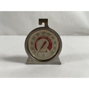 Taylor 3506T  Analog Dial Oven Thermometer - Silver